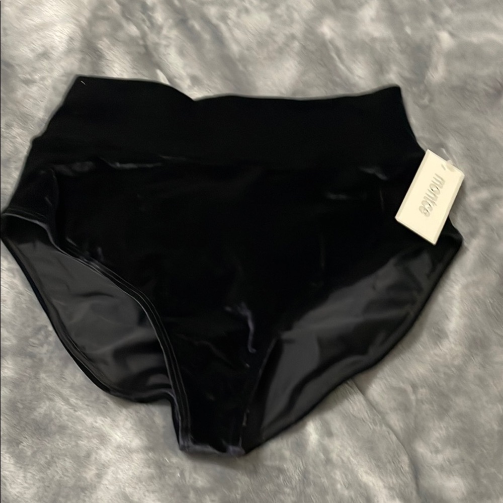 Montce Black Velvet Bikini Bottoms